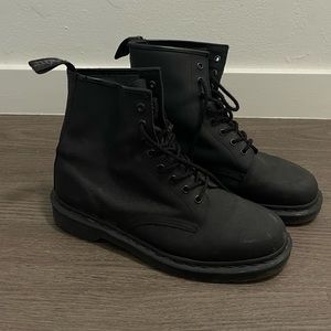 Matte Black Dr. Martens size 11M